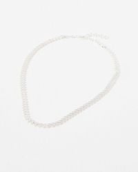 Oliver Bonas - Celyn Ornate Plated Chain Necklace - Lyst