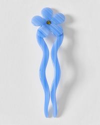 Oliver Bonas - Saffron Resin Flower Hair Pin - Lyst