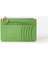 Oliver Bonas - Rowan Khaki Zipped Card Holder - Lyst