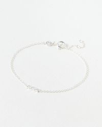 Oliver Bonas - Triple Star Chain Bracelet - Lyst