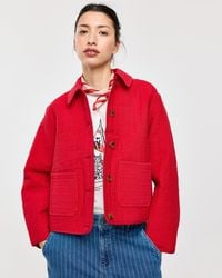 Oliver Bonas - Quilted Collared Jacket, Size 6 - Lyst
