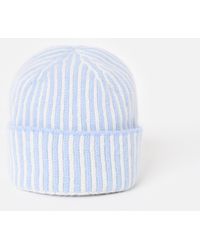 Robert Mackie - Kelpie & White Striped Beanie Hat - Lyst