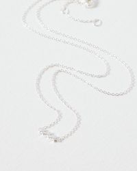 Oliver Bonas - Triple Star Sterling Chain Necklace - Lyst