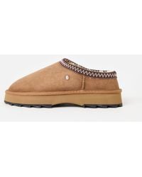 EMU - Sharky Scuff Chestnut Brown Sheepskin Mules, Size 7 - Lyst