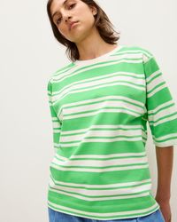 Oliver Bonas - & White Striped Cotton T-shirt, Size 6 - Lyst