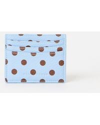 Oliver Bonas - Lola & Brown Polka Dot Zipped Card Holder - Lyst