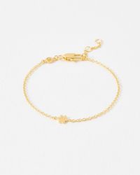 Oliver Bonas - Milo Paw Print Chain Bracelet - Lyst