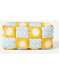 Oliver Bonas - Long Sun Tile Padded Wash Bag - Lyst
