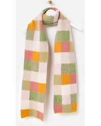 Robert Mackie - Eildon Multicoloured Check Wool Scarf - Lyst