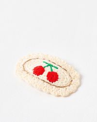 Oliver Bonas - Hudson Crochet Cherry Hair Clip - Lyst