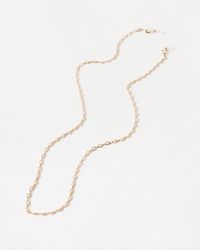 Oliver Bonas - Caitlin Faux Pearl Gold Tone Glasses Chain - Lyst