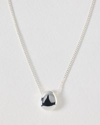 Oliver Bonas - Zabel Tone Pebble Pendant Necklace - Lyst