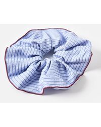 Oliver Bonas - Haden Stripe Large Scrunchie - Lyst