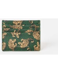 Oliver Bonas - Lola Leopard Print Zipped Card Holder - Lyst