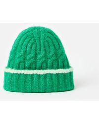 Oliver Bonas - Cable Knit Beanie Hat - Lyst