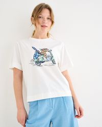 Oliver Bonas - Tutto Bene Cotton Graphic T-shirt, Size 10 - Lyst