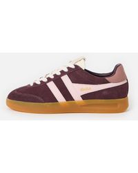 Gola - Cyclone Cocoa & Pink Trainers, Size 8 - Lyst