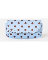 Oliver Bonas - Carly Light & Brown Polka Dot Sunglasses Case - Lyst