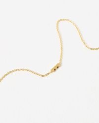 Oliver Bonas - Triple Heart Chain Necklace - Lyst
