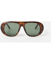 Oliver Bonas - Tort Oversized Sunglasses - Lyst