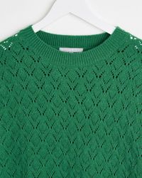 Oliver Bonas - Stitch Knitted Mini Sweater Dress - Lyst