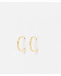 Oliver Bonas - Anita Ridged Hoop Earrings - Lyst