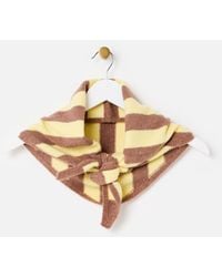 Oliver Bonas - & Brown Striped Knitted Triangle Scarf - Lyst