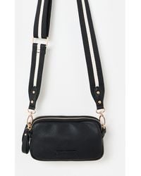 Oliver Bonas - Naha Black Crossbody Bag - Lyst