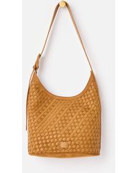 Oliver Bonas - Ali Tan Woven Bucket Bag - Lyst