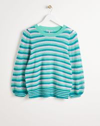 Oliver Bonas - & Pink Striped Knitted Top, Size 6 - Lyst