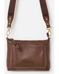 Oliver Bonas - Mila Chocolate Crossbody Bag - Lyst