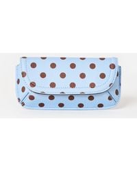 Oliver Bonas - Carly Light & Brown Polka Dot Sunglasses Case - Lyst