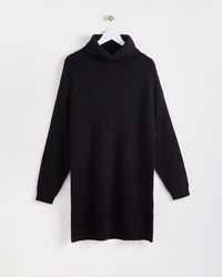 Oliver Bonas - Roll Neck Knitted Jumper Dress, Size 10 - Lyst