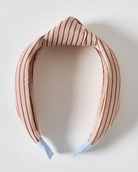 Oliver Bonas - Haven Stripe Knot Headband - Lyst