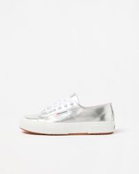 Superga - 2750 Faux Leather Trainers, Size Uk 3 - Lyst