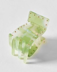 Oliver Bonas - Anastasia Studded Resin Claw Clip - Lyst
