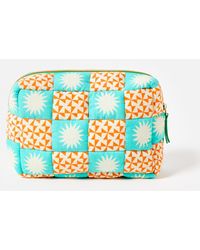 Oliver Bonas - Geometric Sun Tile Padded Wash Bag - Lyst
