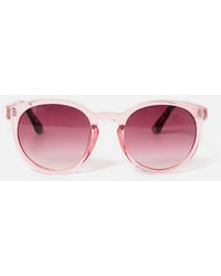 Oliver Bonas - Preppy Crystal Round Sunglasses - Lyst