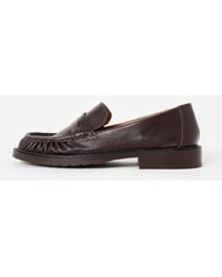 Esska - Katherine Leather Loafers, Size 8 - Lyst