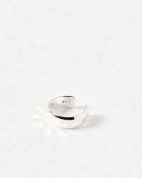 Oliver Bonas - Donna Disco Faceted Ear Cuff - Lyst