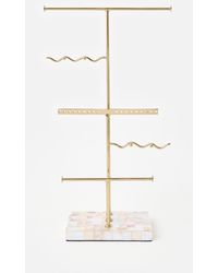 Oliver Bonas - Mother Of Pearl Tall Rectangular Jewellery Stand - Lyst