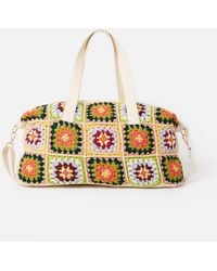 Oliver Bonas - Mika Square Crochet Weekend Bag - Lyst