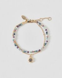 Oliver Bonas - Elodie Beaded Star Bracelet - Lyst