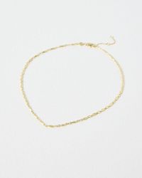Oliver Bonas - Mariana Link & Loop Plated Chain Necklace - Lyst