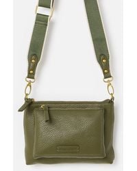 Oliver Bonas - Mila Khaki Crossbody Bag - Lyst