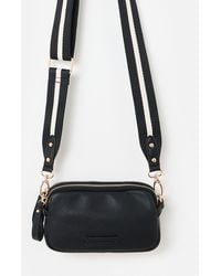 Oliver Bonas - Naha Black Crossbody Bag - Lyst