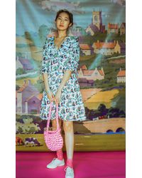 Olivia Annabelle Marple Dress In Hercule Print - Multicolour