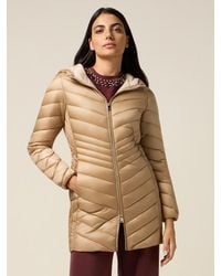 Oltre - Piumino Lightweight Midi Con Cappuccio Donna, Taglia - Lyst