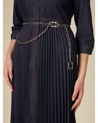 Oltre - Cintura A Catena Metallica Donna, Taglia - Lyst