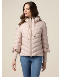 Oltre - Piumino Lightweight Con Cappuccio E Polsini Donna, Taglia - Lyst